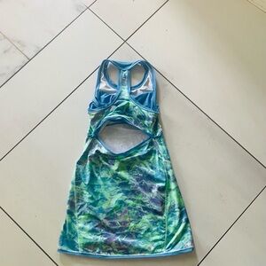 Ivivva Blue and Green Kids Dress